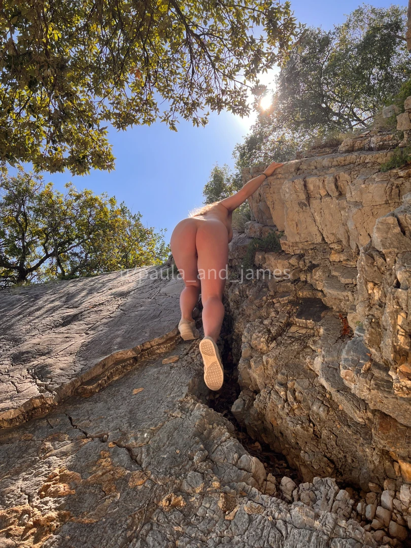 Rock climbing is supposed to be a nude sport right 
