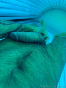Who is gonna meet this pup in the tanning room part 4