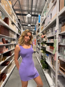 Hung trans girl on aisle 7