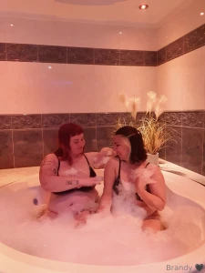 We got a little frisky in the water