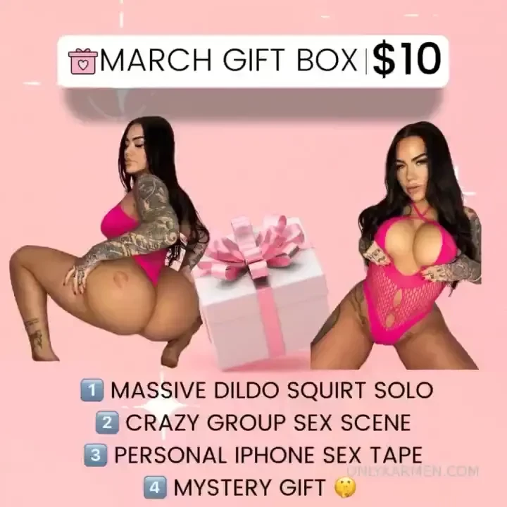 I never do this but first 10 to tip get a huge gift box of content 95 