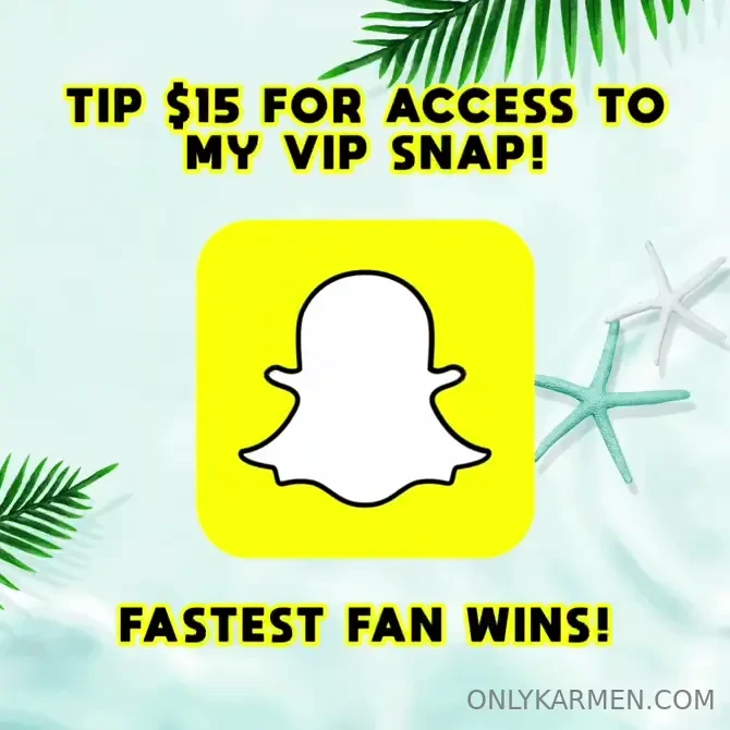 First fan to tip 10 gets access to my lifetime premium snapchat part 5 
