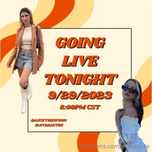 Going live tonight with my sister guess how long lickthespoon and i