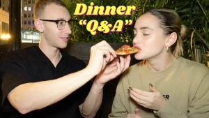 Had an amazing time at dinner with traderjasper the other night part 1