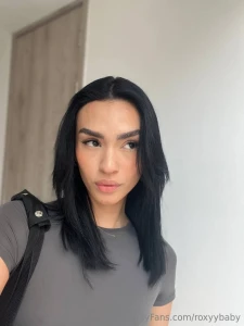 I wore white so the wet spot shows up better