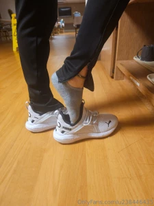 My little nursing feet are getting so sweaty tonight