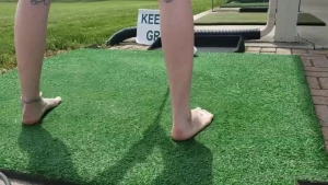 Who likes golf would you stop and watch my swing