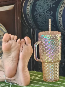 Walking barefoot outside all day who wants to see more