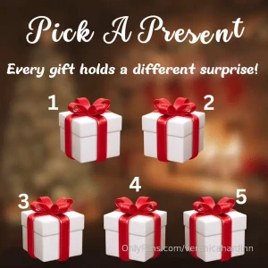 veronicahardinn1 - 5 per gift or 20 for all 5 gifts lets see what you pick - 300 mega 