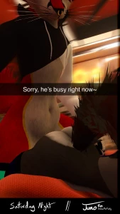 Sorry he s busy right now who s next for me to steal to the back room