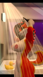 Evening shower a nice evening shower after a long day getting to relax