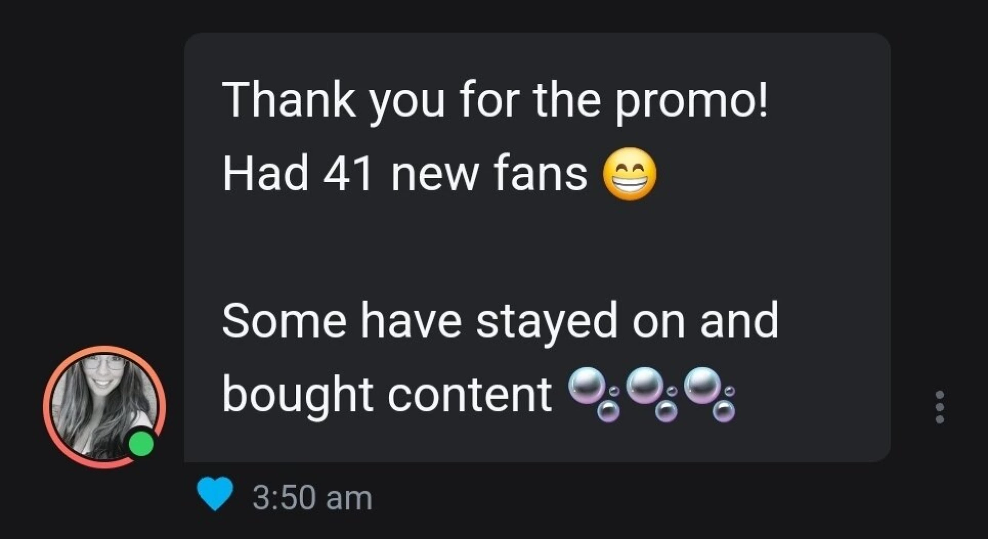 Thank you so much booty_babe for the promo review 