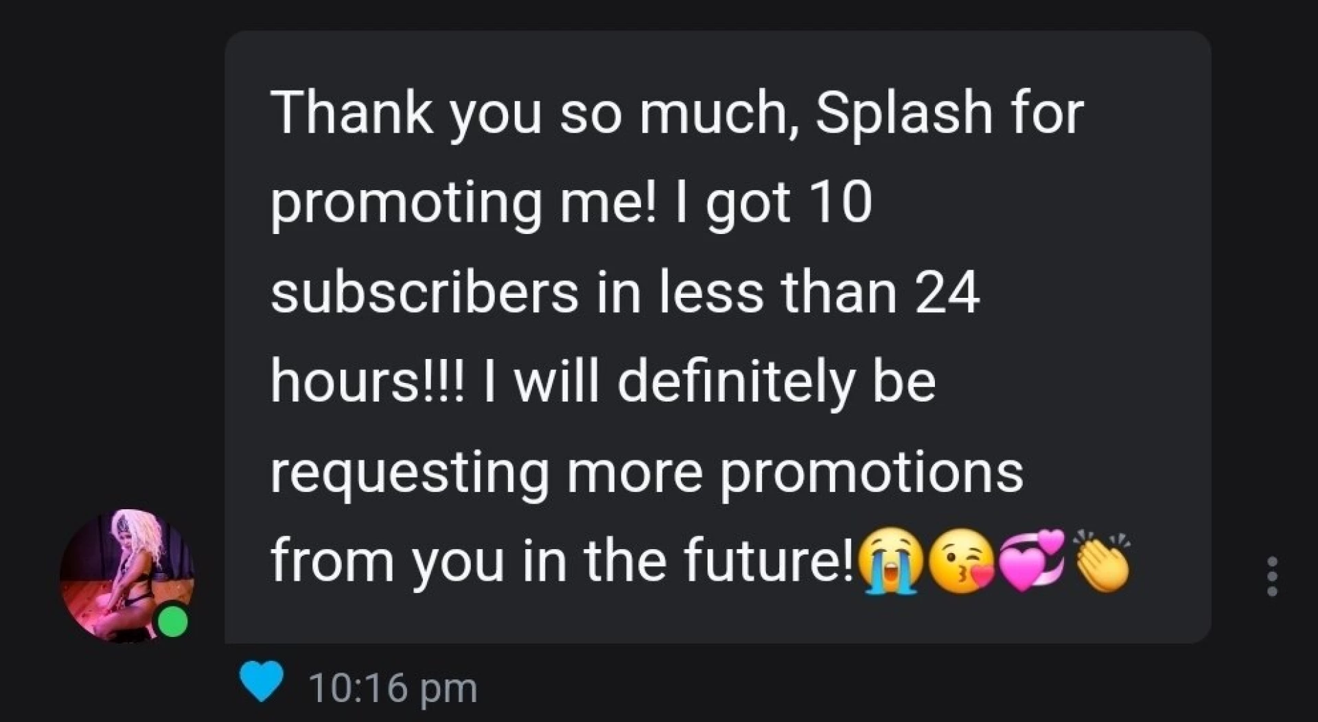 Thank you phantasmaa for the promo review part 1 