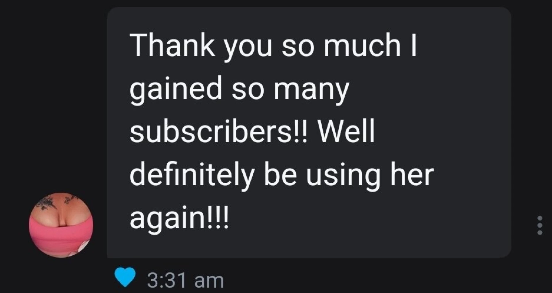 Thank you so much babyyblues for the promo review 