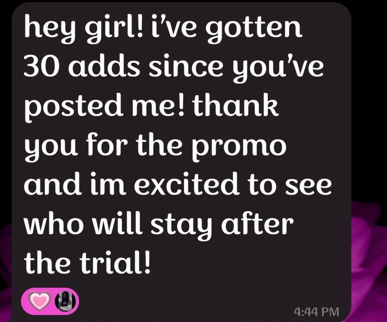 Thank you goddessashhx for the promo review 