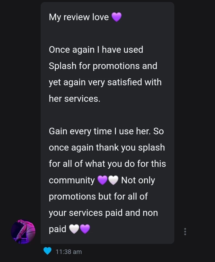 Thank you xoraven for the promo review 