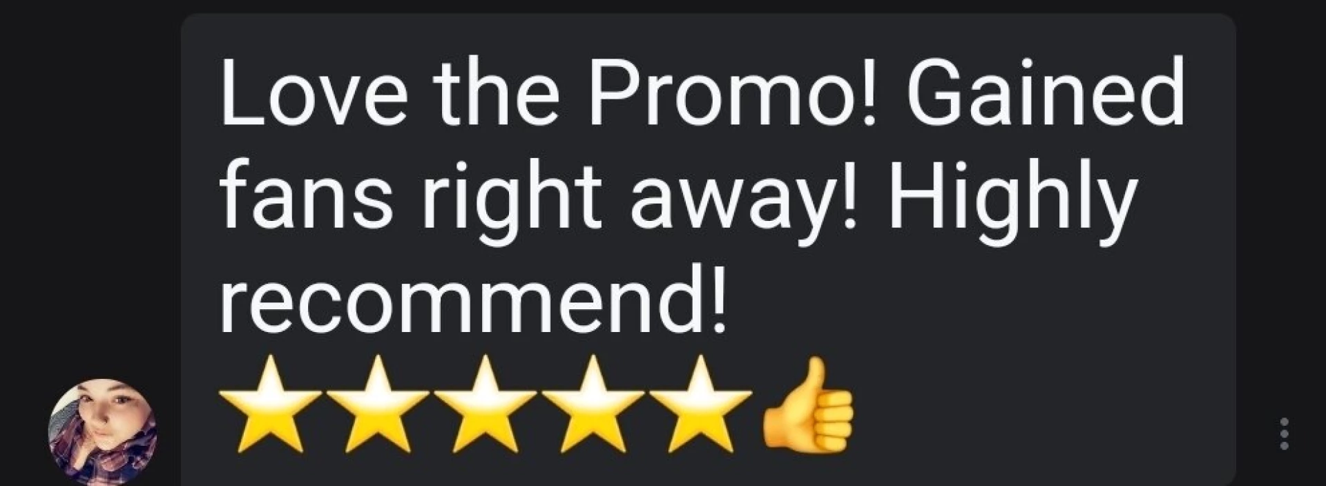 Thank you northernqueen17 for the promo review 