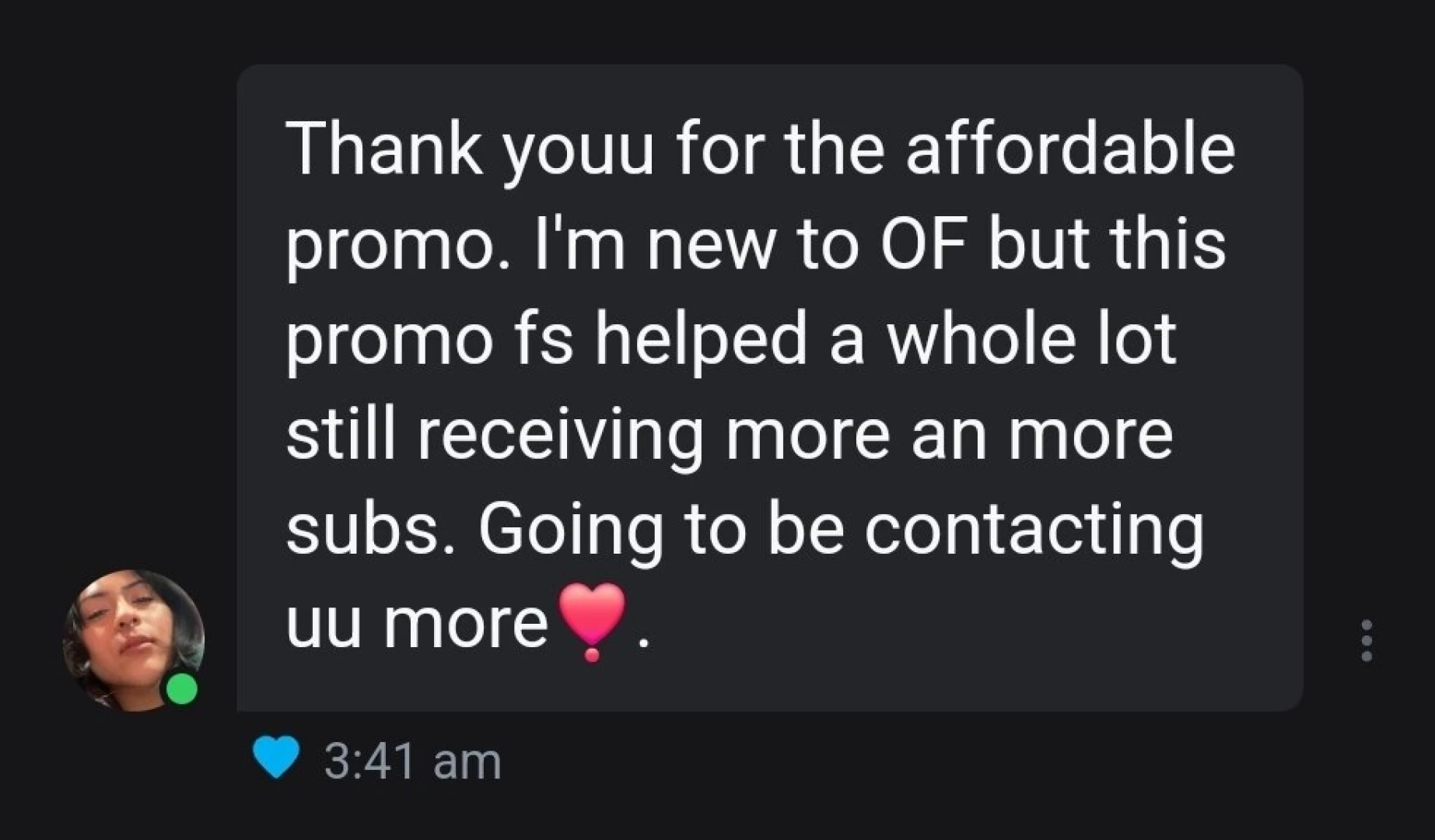 Thank you 3pitomeofev1lgodess for the promo review 