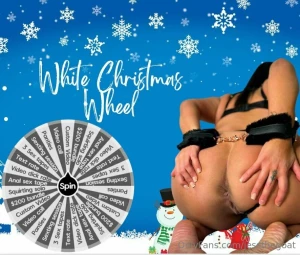 White christmas wheel win and every spin wins 4 spins per person max