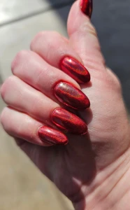 Perfect kissymas fingernails