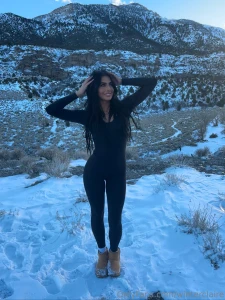 Snowflakes and soft smiles cute right