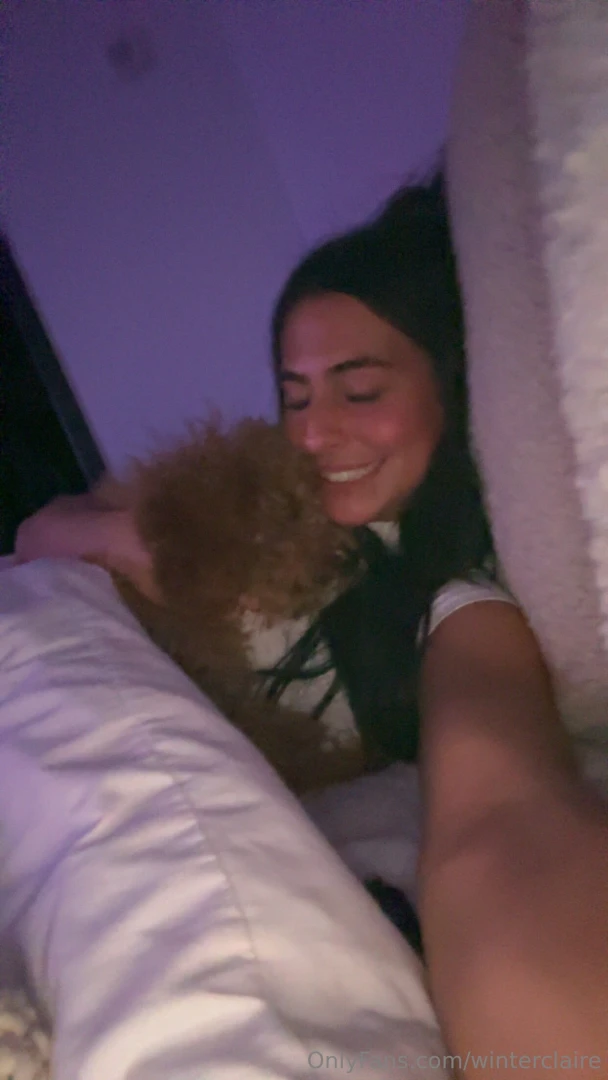 Just two cuties taking over the bed 