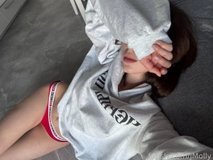 Just chilling 18 petite cute slim teen skinny egirl lingerie virgin
