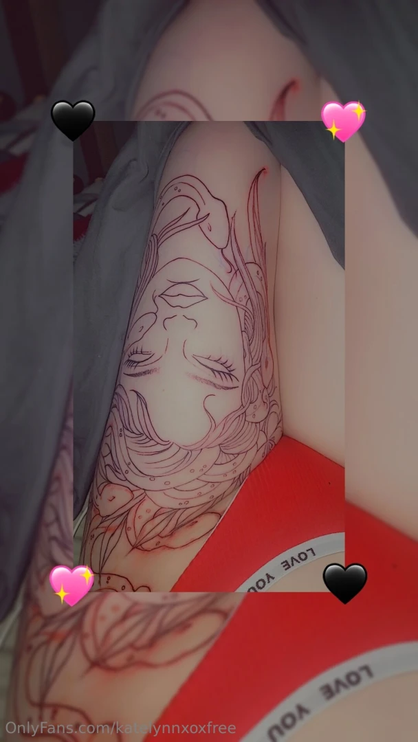 Throwback to leg tattoo progress 