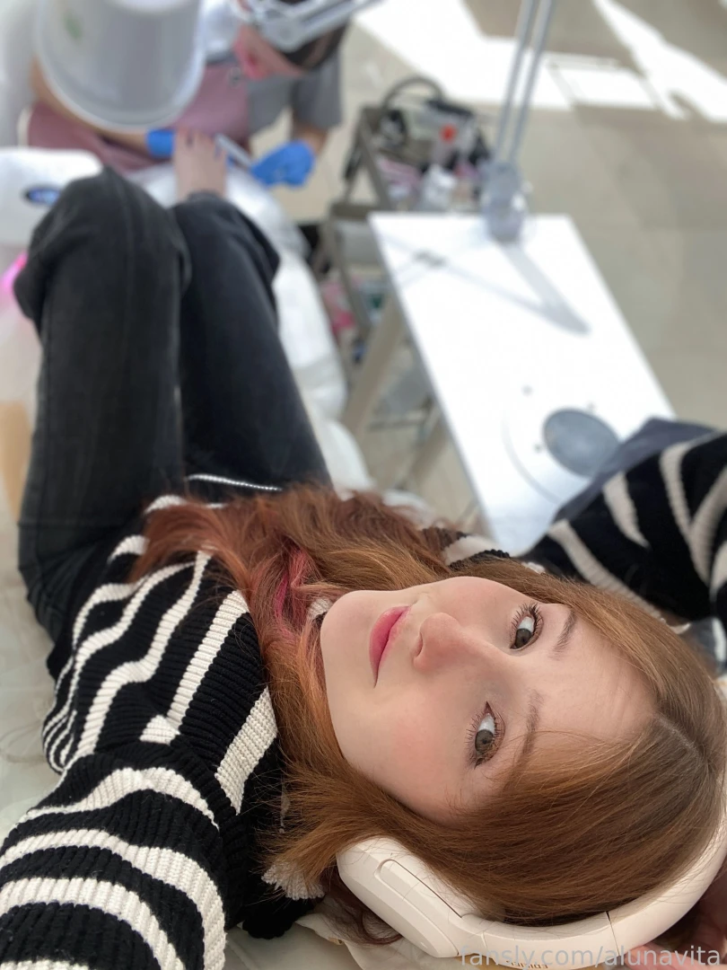 Pedicures and various spa treatments to relax after a hard day redhead 