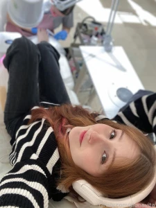 Pedicures and various spa treatments to relax after a hard day redhead