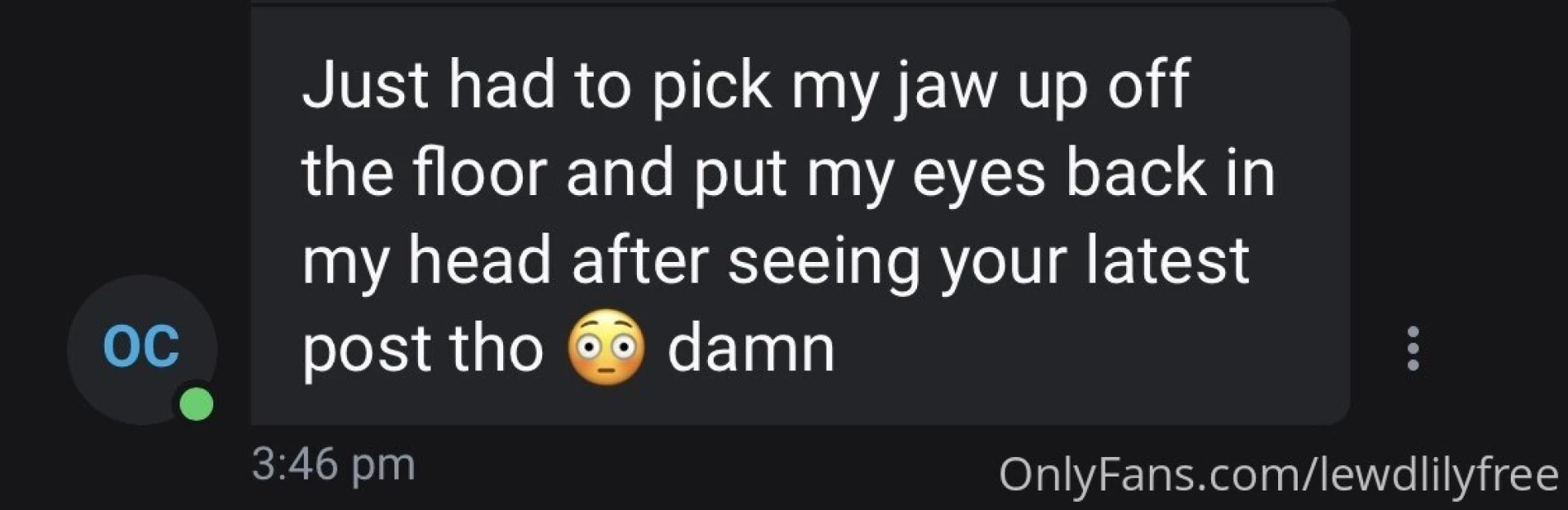 I wanna make your jaw drop too https onlyfans com lewdlily 