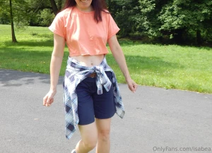 Still braless even in the public park