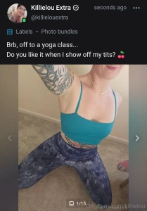 Brand new photoset just dropped on killielouextra https onlyfans com