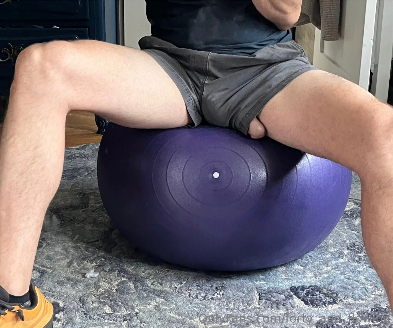 The consequences of working out in short shorts 
