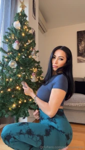 Tangled in lights and feeling a bit frisky