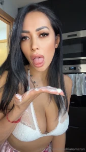 My tongue is quite a good cleaning tool