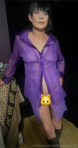 Me in my night gear - tip to remove stickers