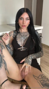 Your naughty tattooed slut is waiting for you on her free page part 66