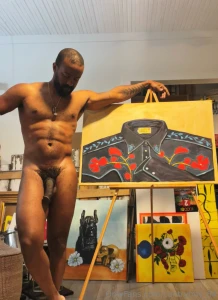 Live nude painting part 1