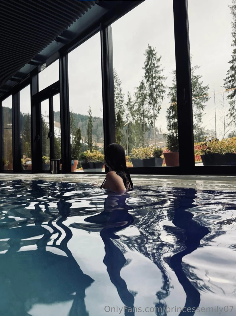 First time trying a warm pool on winter it was amazing 