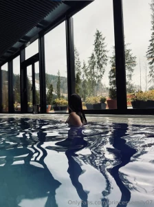 First time trying a warm pool on winter it was amazing