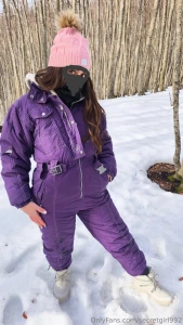 Ehi tesoro ieri sulla neve ho fatto uno shooting fotografico molto hot