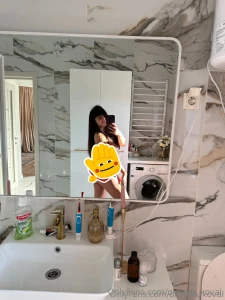 About to jump into the shower towel is off want to watch