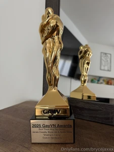 Wow i can t believe we won a gayvn award thank you so much for all the part 3