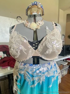 My beautiful current costume in progress i recycled a prom dress from part 1