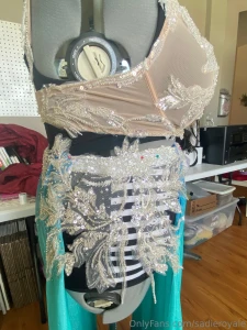 My beautiful current costume in progress i recycled a prom dress from