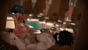 Jan 2025 fansly exclusive vrnsfw gifs 11 gifs relaxing by the pool