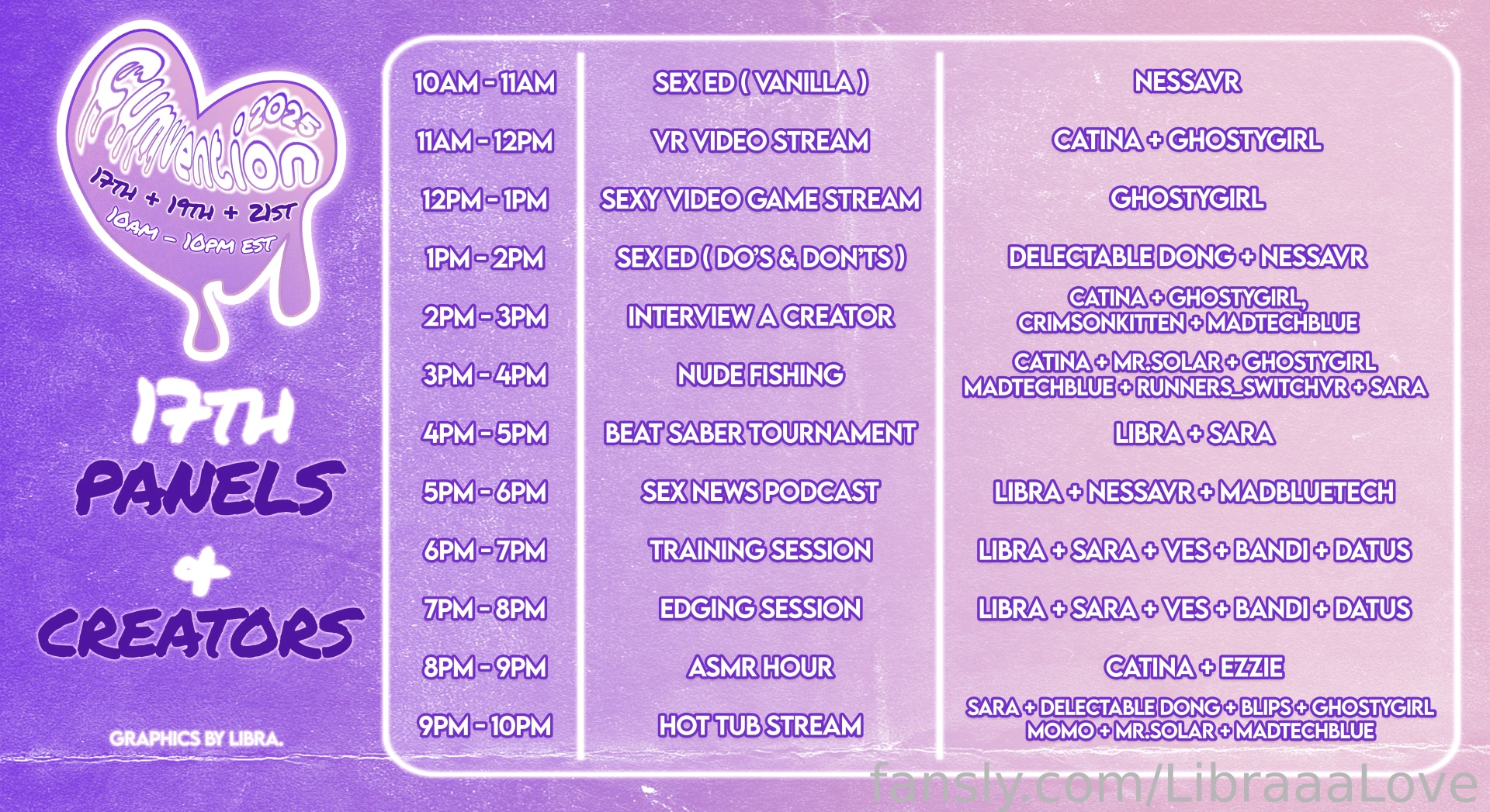 Cumvention is cumming around the corner a 3 day 12hrs nsfw stream with part 1 