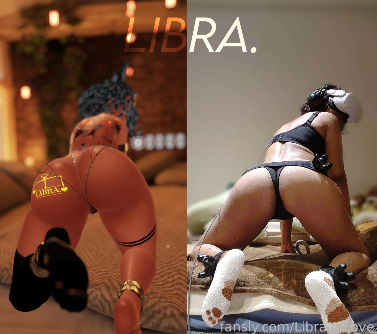 Vr vs irl vrvsirl immersionbreak nsfw lewd irllewd blacklingerie sexy 