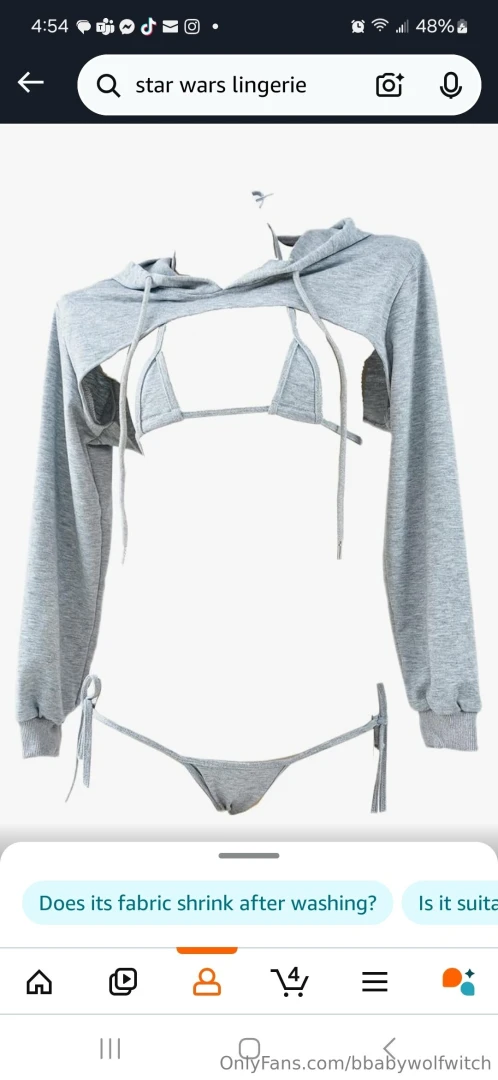 Just added some anime and star wars lingerie to my amazon wishlist if part 5 